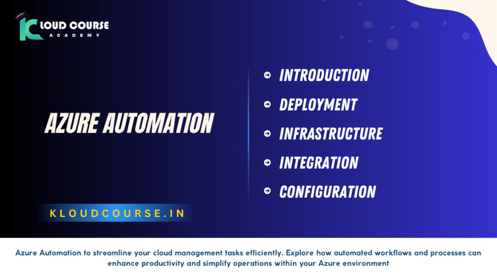 Azure Automation Provisioning